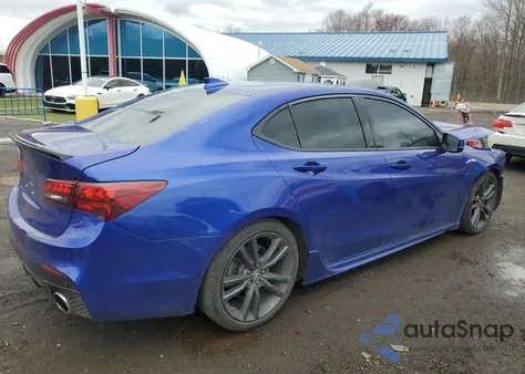 2018 Acura Tlx Tech+A из США, поврежденный, VIN 19UUB2F69JA002149